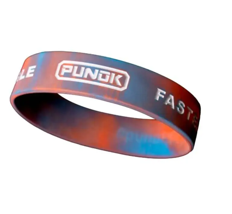 Rot-blaues Silikonarmband 19mm Punok