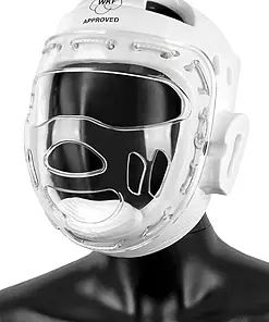 Schutzhelm für Kinder WKF Approved, weiß Tokaido
