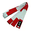 Rot-weißer Karate-Gürtel Kaiten