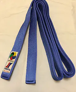 Karate Gürtel HIROTA Satin Top Qualität Blau oder Rot - Extra Large