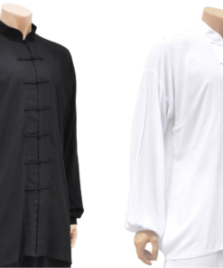 Tai-Chi-Oberteil aus Viskose und Baumwolle