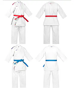 Kimono Karateanzug Kamikaze Premier Kata AKA/AHO wendbar