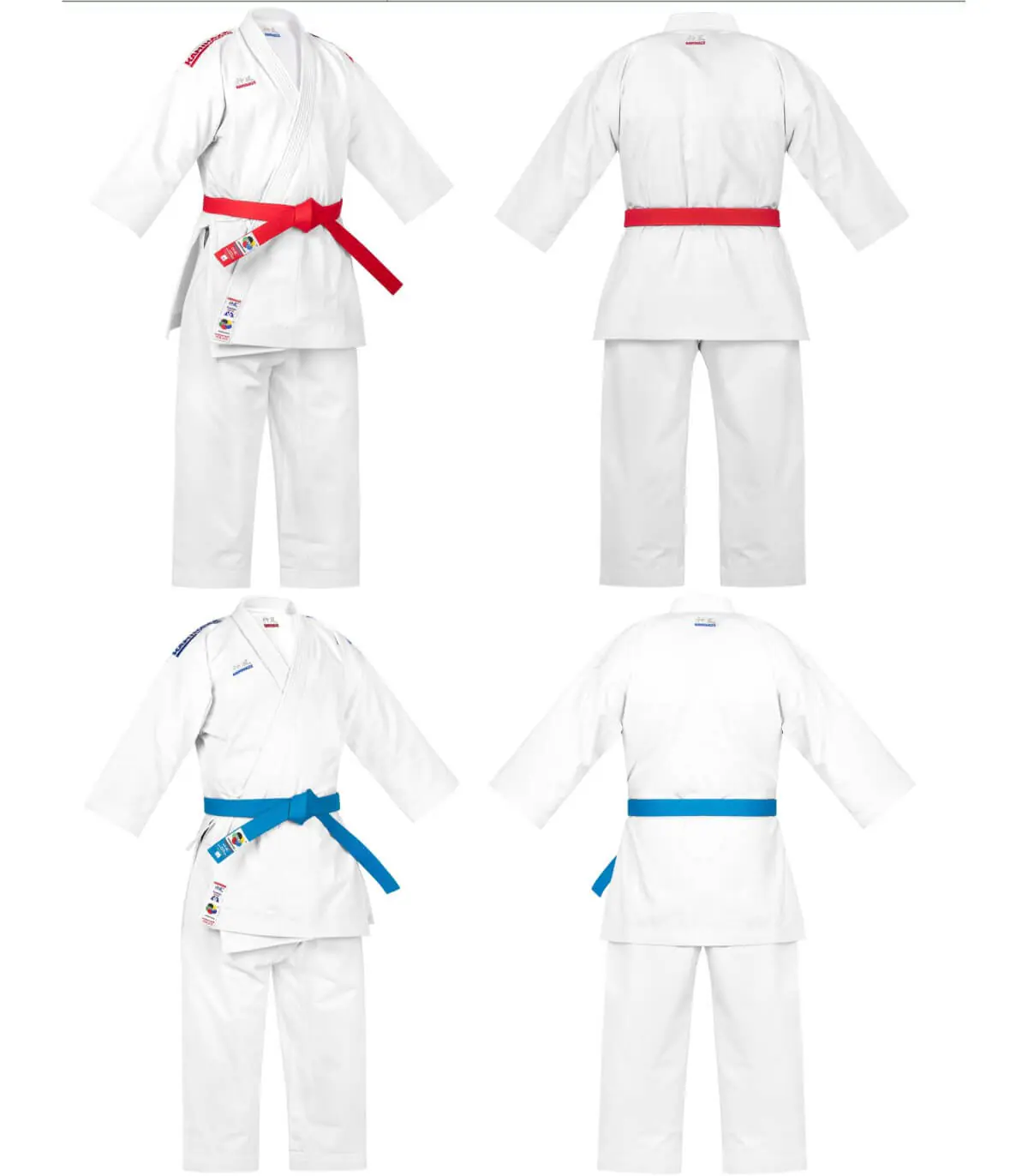Kimono Karateanzug Kamikaze Premier Kata AKA/AHO wendbar
