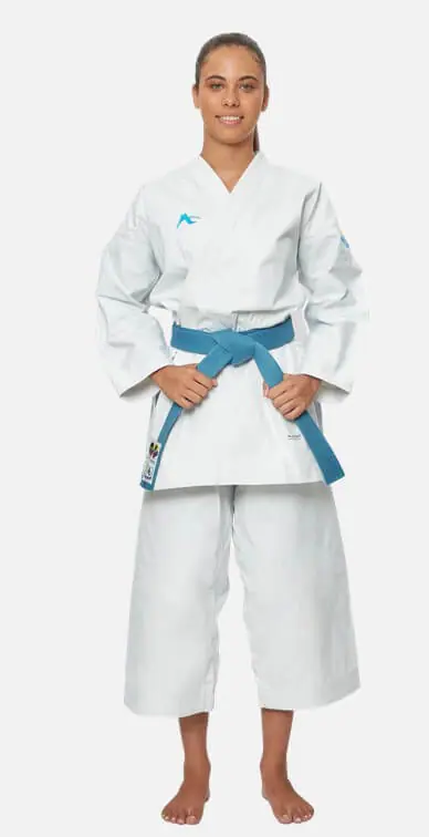 Karateanzug Karate Kata Deluxe Evo Combo Set - Premier League - blau