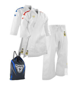 Kimono Karate PUNOK WKF Wettkampf VERTEX - Set 3 Stück