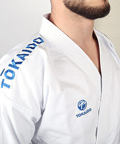 Kimono Karateanzug Tokaido Kata Master Sen Premier League - WKF-blau