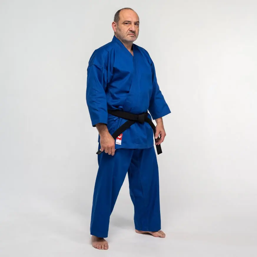 Karateanzug Training Fuji-Mae Blau oder Rot 3 Karateanzug Training Fuji-Mae blau