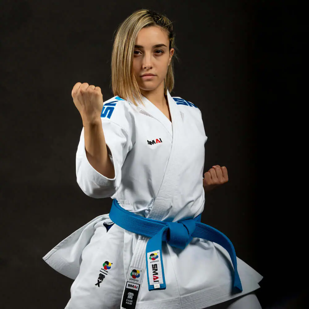Kimono Kata KAMINARI X Pack SMAI - WKF 15 Kimono Kata KAMINARI X Pack SMAI - WKF blau