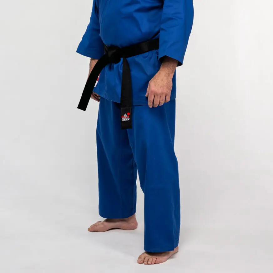 Karate Trainingshose FUJI-MAE blau oder rot 6 Karate Trainingshose FUJI-MAE-blau