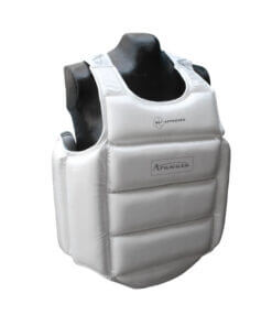 Plastron Externe Body Protector ARAWAZA Weiß - WKF - U-14