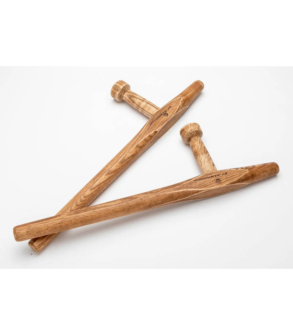 Tonfa Kamikaze Professionelle Kobudo runde Eiche das Paar