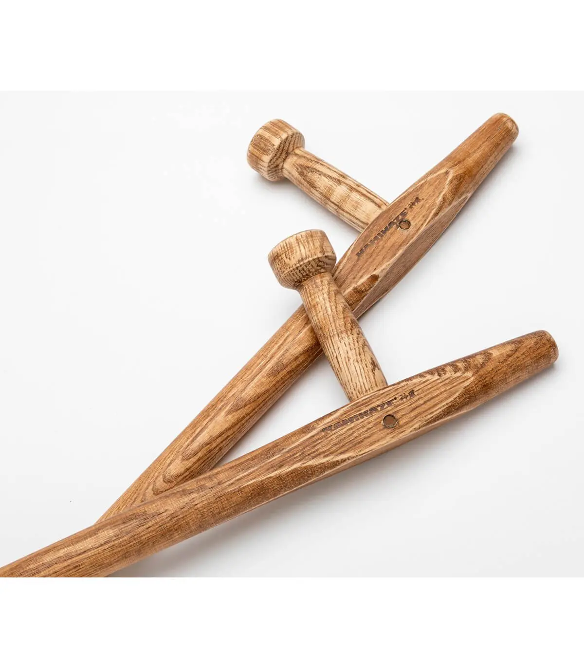 Tonfa Kamikaze Professionelle Kobudo runde Eiche - pro Paar