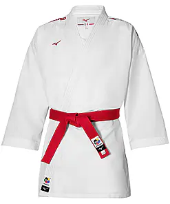 Karate Jacke Kumite Tôshi WKF bestickt Mizuno