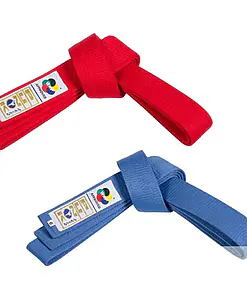 gürtel-des-karate-wettkampfes-punok-kumite-blau-rot-wkf