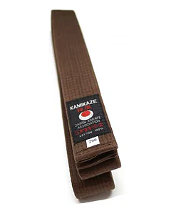 KAMIKAZE Karate-Gürtel Braun