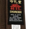 gürtel-braun-von-karate-shureido-extra-large-etikett