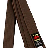 Brauner Gürtel SHUREIDO Okinawa Extra Large für Karate - Baumwolle Top-Qualität