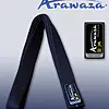 Schwarzer Gürtel Karate ARAWAZA Baumwolle oder Satin
