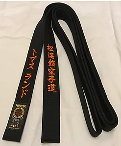 Karate-Schwarzgurt HIROTA 100% Baumwolle Top-Qualität