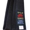 SHUREIDO Karate-Schwarzgurt - Baumwolle oder Seide-Satin - Extra Large