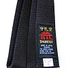 SHUREIDO Karate-Schwarzgurt - Baumwolle oder Seide-Satin - Extra Large