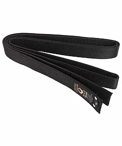Schwarzer Gürtel Tokaido Karate Satin - Hochwertiger Satin