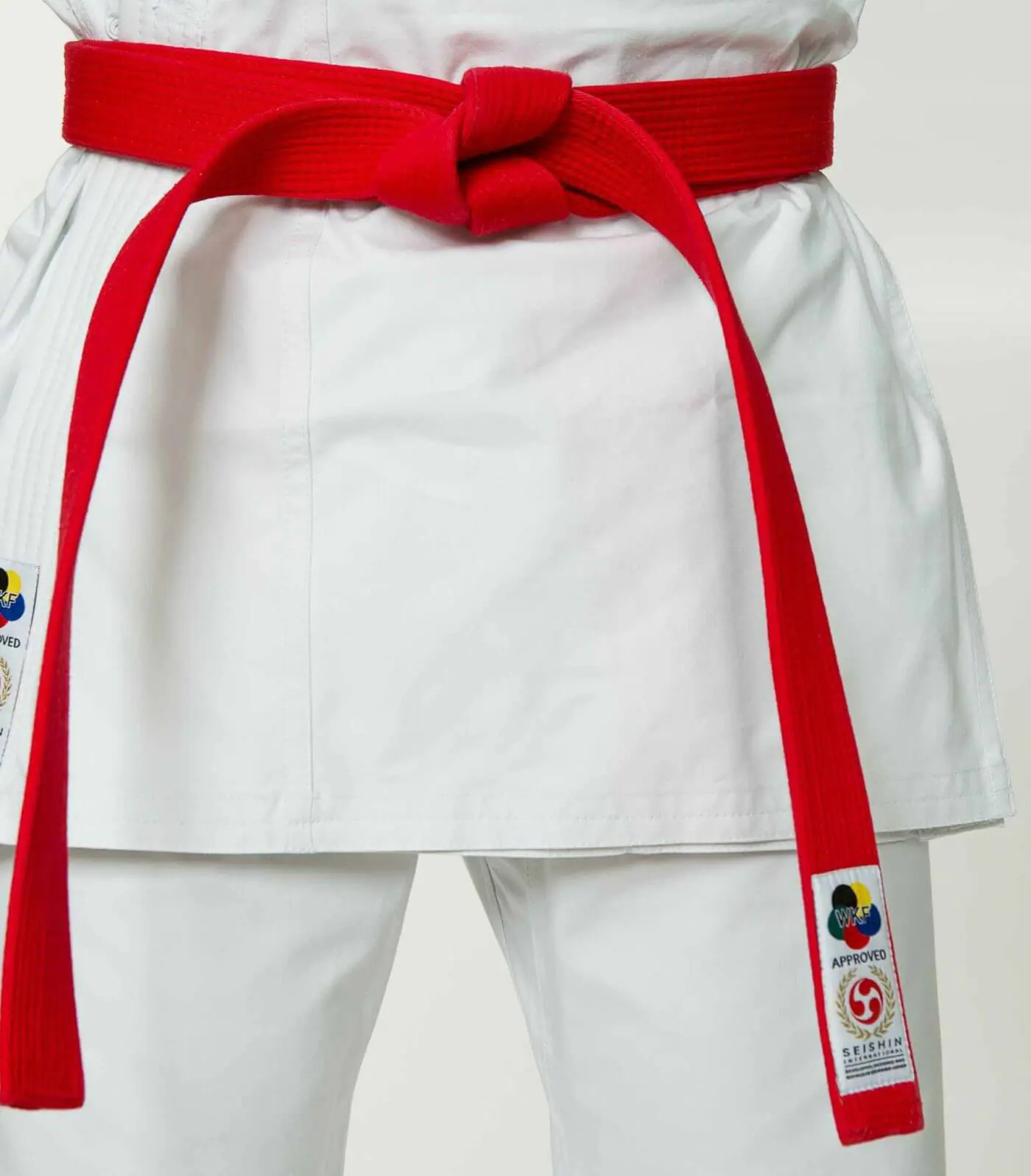 wettkampfgürtel-seishin-international-wkf-rote baumwolle