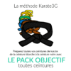 Online-Karatekurs Weißer Gürtel bis Schwarzer Gürtel PACK OBJECTIF Karate3G™ Video