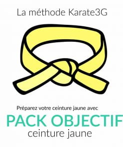 Online Karatekurs Gelber Gürtel PACK OBJECTIF Karate3G™ video