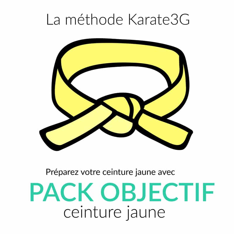 Online-Karatekurs Gelber Gürtel PACK OBJECTIF Karate3G™ 3 Online Karatekurs Gelber Gürtel PACK OBJECTIF Karate3G™ video