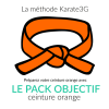 Online-Karatekurs Orangegurt PACK OBJECTIF Karate3G™ video