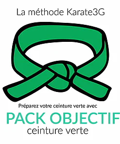 Online Karatekurs Grüner Gürtel PACK OBJECTIF Karate3G™ video