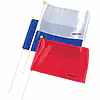 Schiedsrichterflagge Kwon mit-stiel-aus-holz