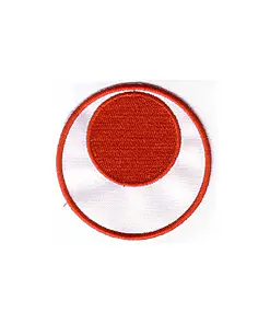 Bestickter Aufnäher Karate-Stil
