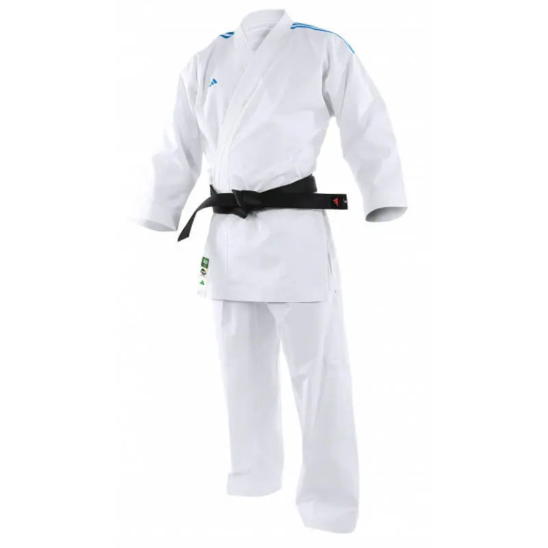 Farbiger Karateanzug PrimeGreen Adidas