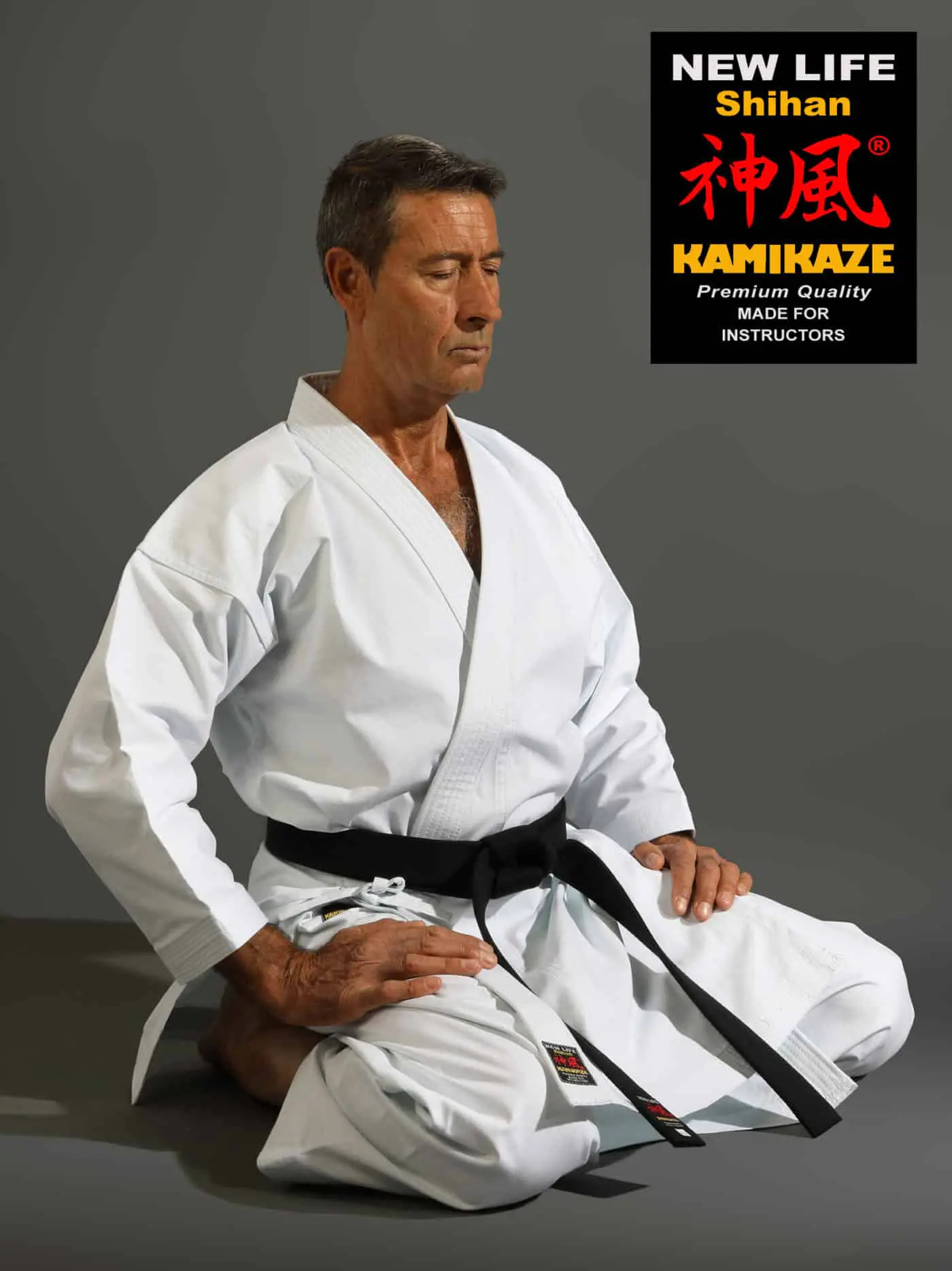 Karateanzug Kamikaze New Life Shihan - Premium Quality 3 Karateanzug Kamikaze New Life Shihan - Premium Quality-seiza