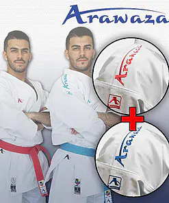 kimono-karateanzug-arawaza-black-diamond-combo-set-rot-und-blau-premier-league-wkf