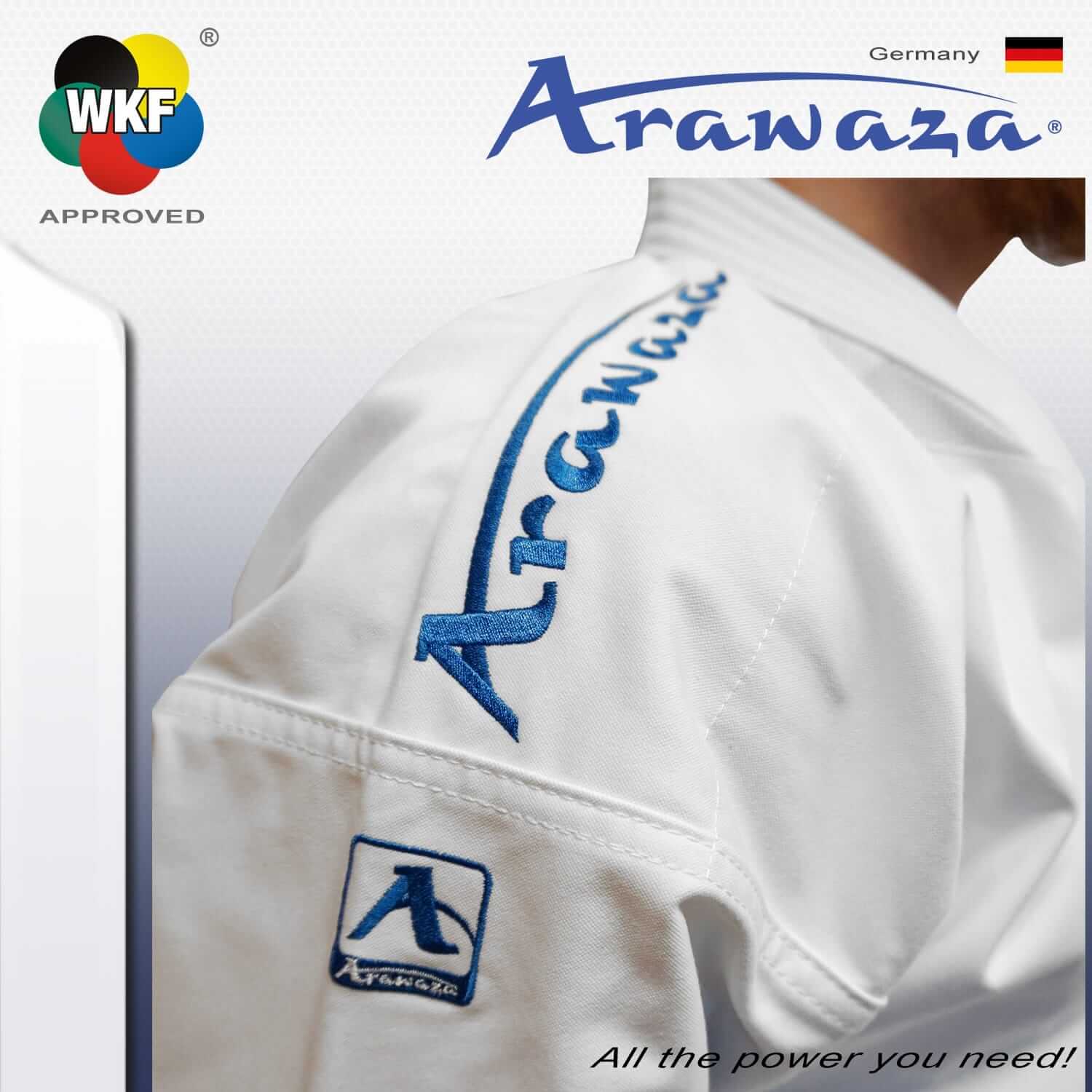 Karateanzug Arawaza Black Diamond - WKF - Premier League - Frauenpokal 7 kimono-karate-arawaza-black-diamond-wkf-coupe-femme