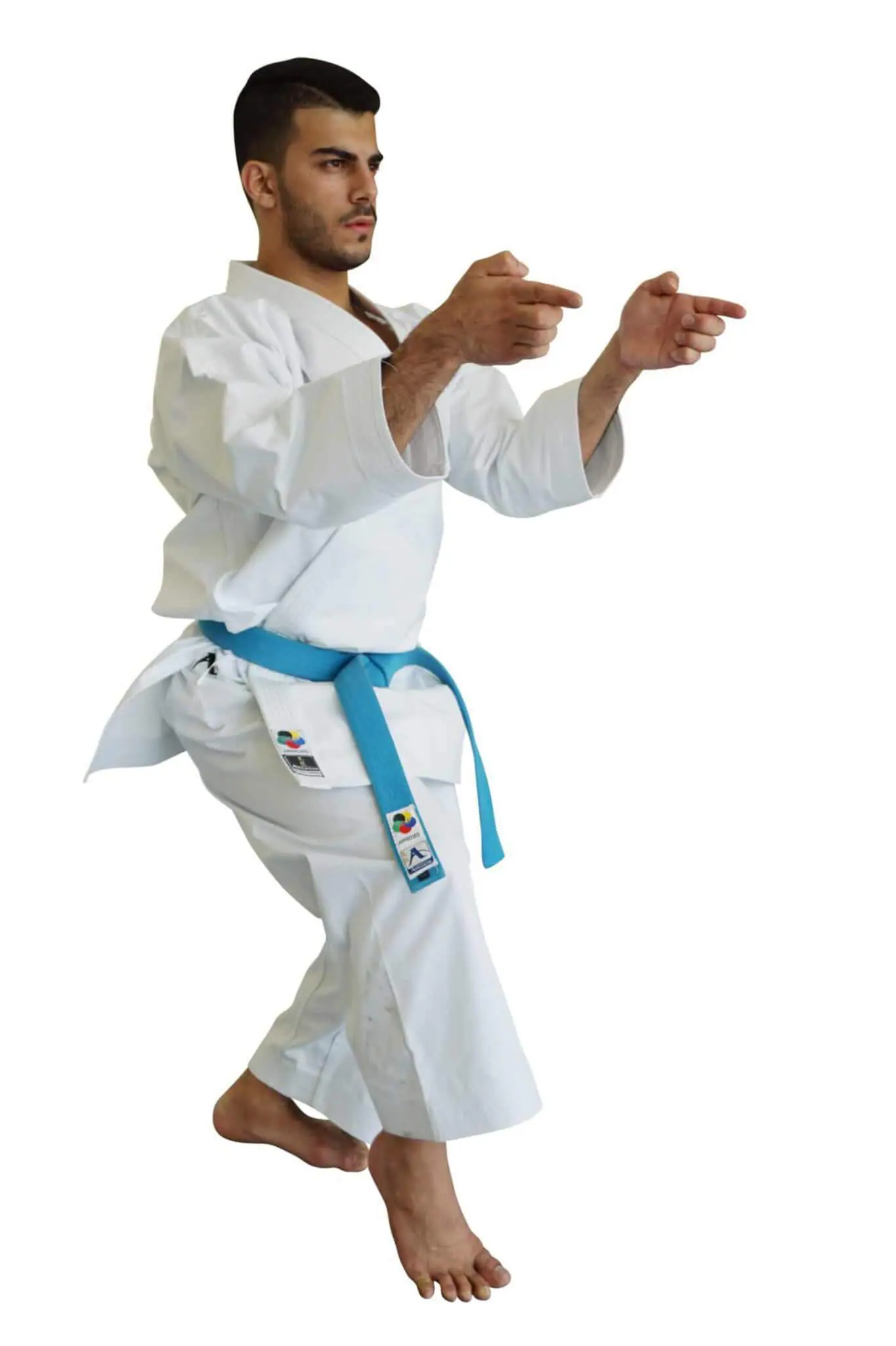 kimono-karateanzug-gi-arawaza-black-diamond-neko-ashi-dashi-ippon-nukite