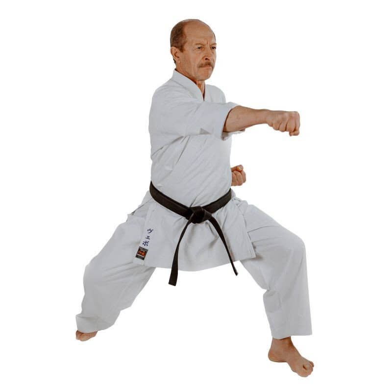 Kimono Karateanzug Kamikaze New Life Sensei - Premium Qualität Made in Japan 4 kimono-karate-gi-kamikaze-new-life-sensei-gyaku-zuki