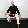 Kimono Kamikaze KOBUDO Schwarz Jacke allein-kokutsu-dachi-tonfa