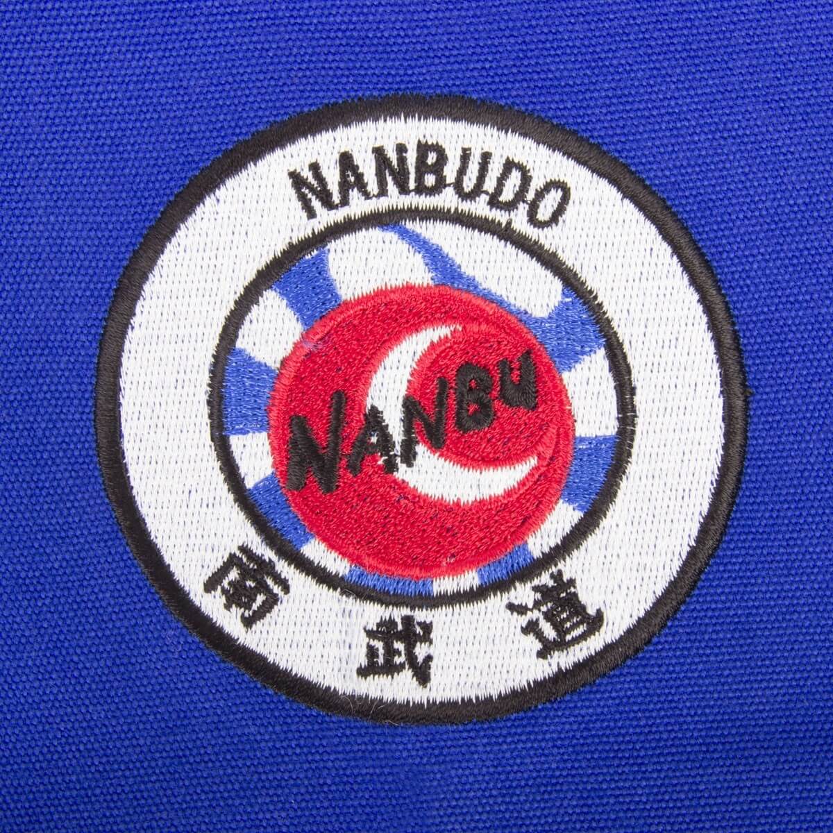 Offizieller Karateanzug Nanbudo von Fuji Mae 10 kimono-karate-gi-nanbudo-official-fujimae-veste-blue-logo