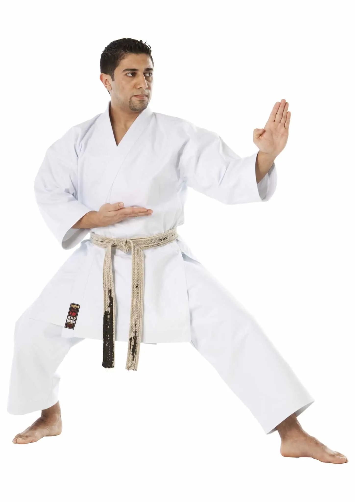 kimono-karateanzug-gi-tokaido-tsa-yakudo-kata-aty--kokutsu-dashi-shuto-kamae