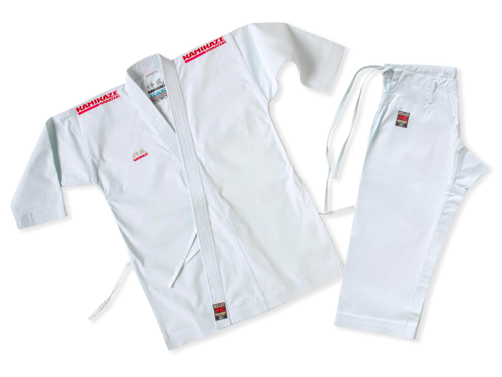Karateanzug Kamikaze New Life Excellence Rot oder Blau 4 kimono-karate-kamikaze-new-life-excellence-rot