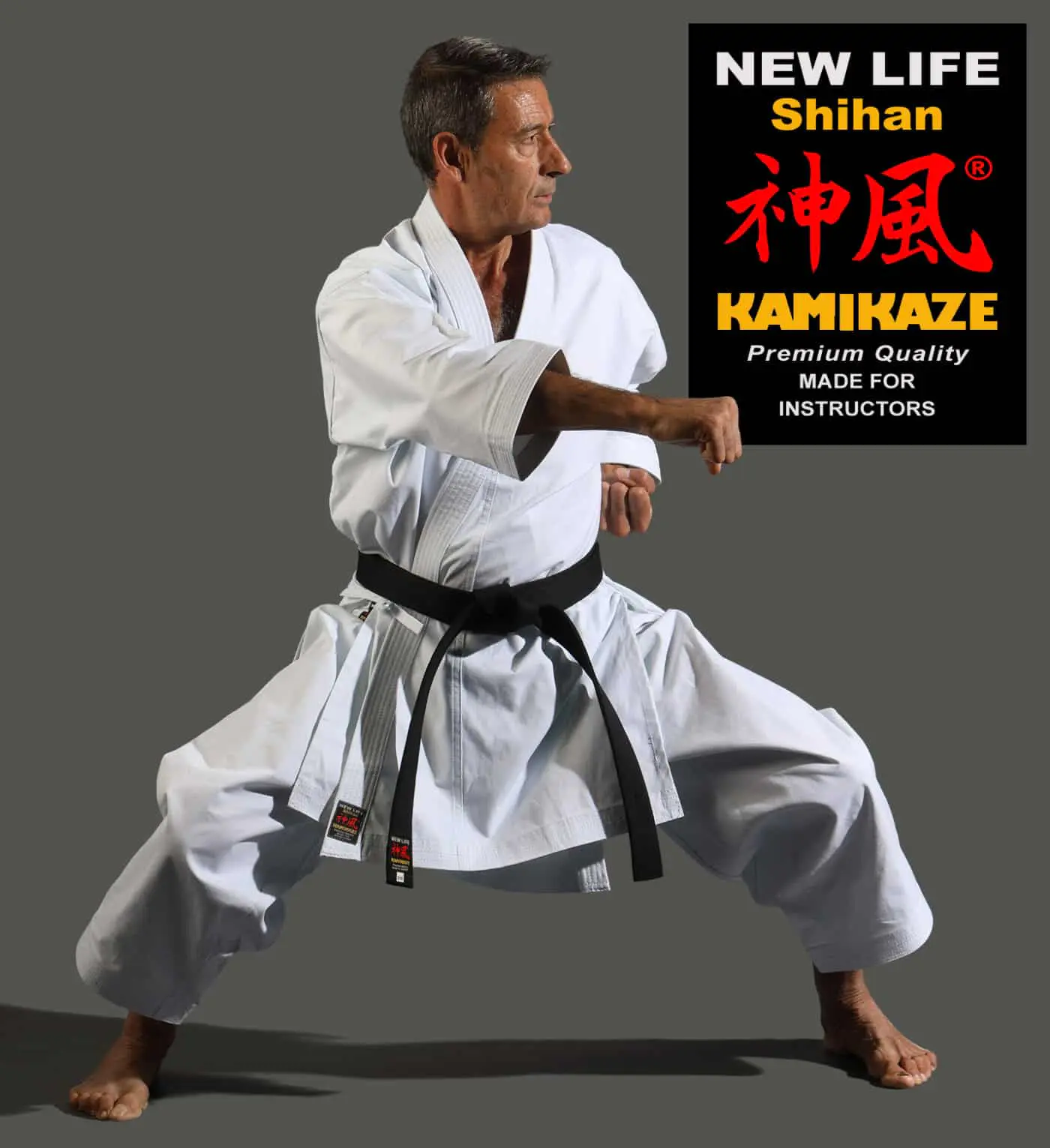 Karateanzug Kamikaze New Life Shihan - Premium Quality 4 kimono-karateanzug-kamikaze-new-life-shihan-kagi-zuki