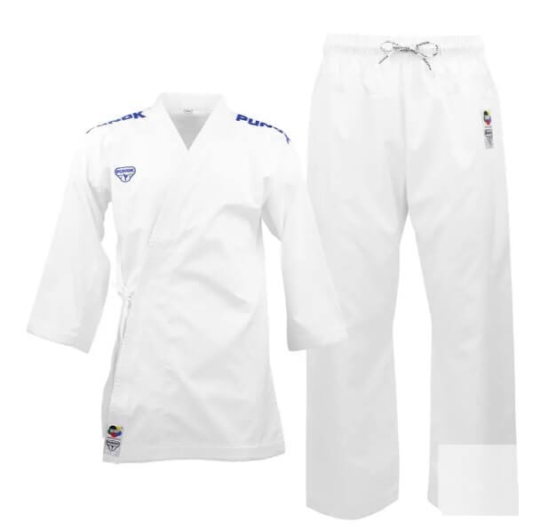 Kimono Karate PUNOK WKF Wettkampf Kumite - Combo Set 3 Stück 10 kimono-karateanzug-punok-wkf-wettkampf-kumite-blau