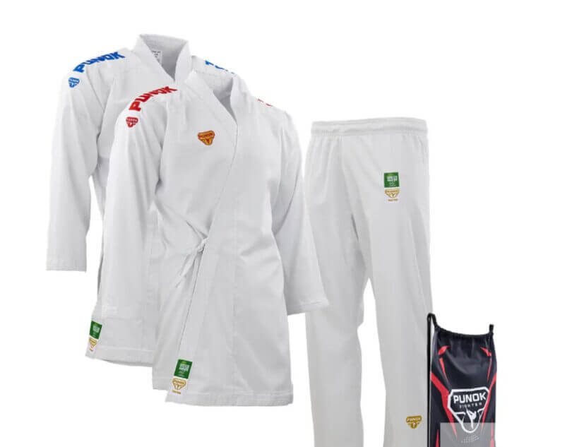 Kimono Karate PUNOK WKF Wettkampf Kumite - Takyon Set 3-teilig 3 Kimono Karate PUNOK WKF Wettkampf Kumite - Takyon Set 3-teilig