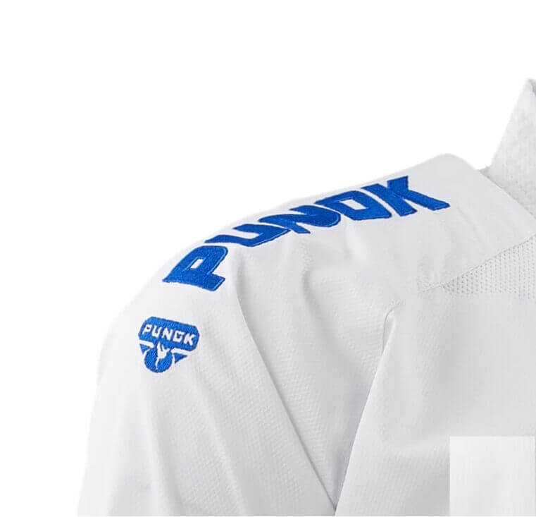 Kimono Karate PUNOK WKF Wettkampf Kumite - Takyon Set 3-teilig 11 kimono-karateanzug-punok-wkf-wettkampf-takyon-blau