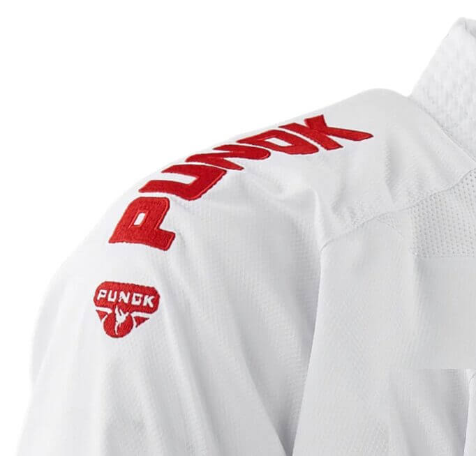 Kimono Karate PUNOK WKF Wettkampf Kumite - Takyon Set 3-teilig 17 kimono-karate-punok-wkf-kumite-takyon-rot