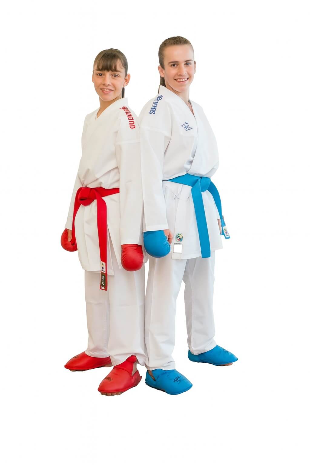 Kimono Karateanzug Set Shureido Waza - WKF 3 kimono-karate-set-rot-und-blau-shureido-waza-wkf